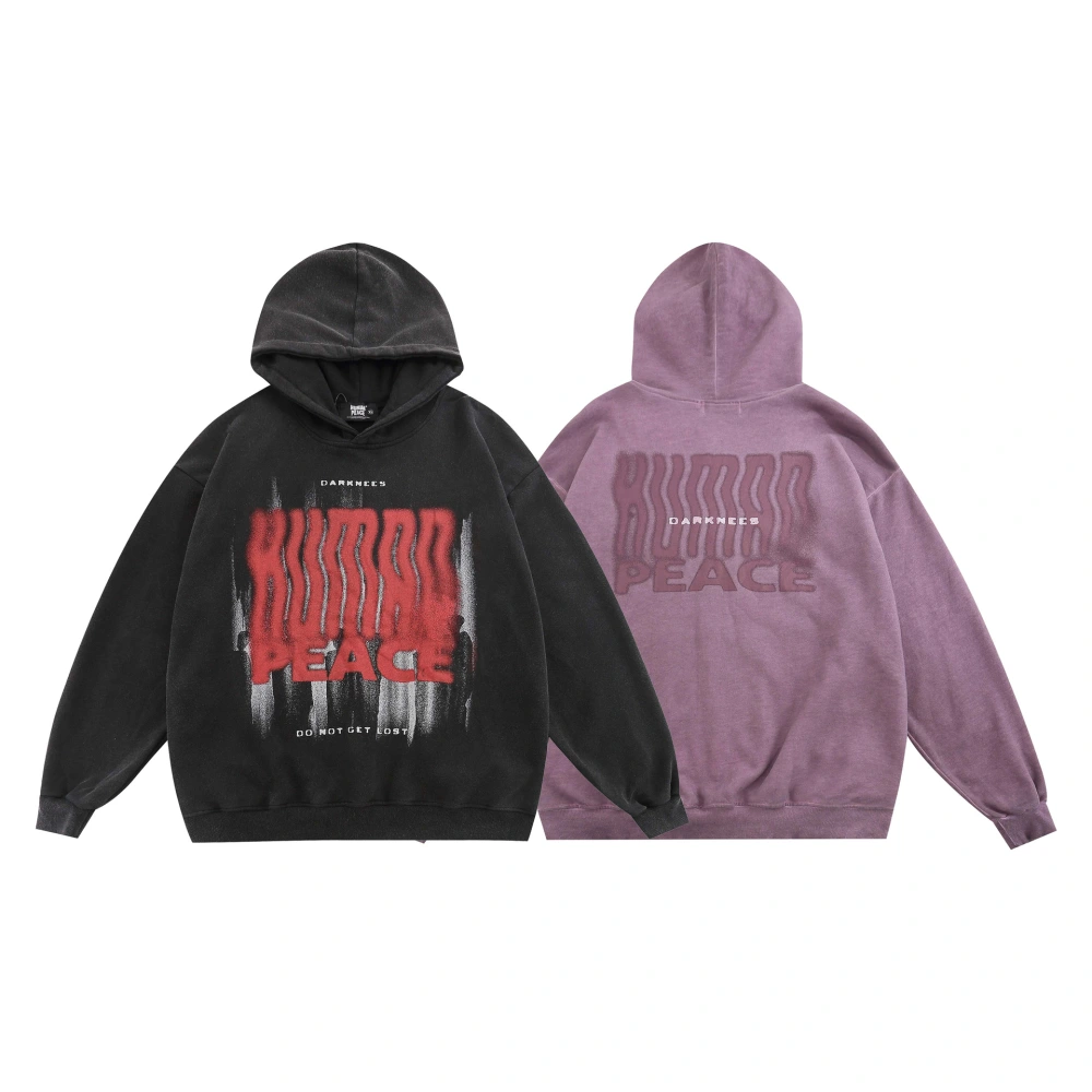 Letter Printing Men's And Women's Hoodie