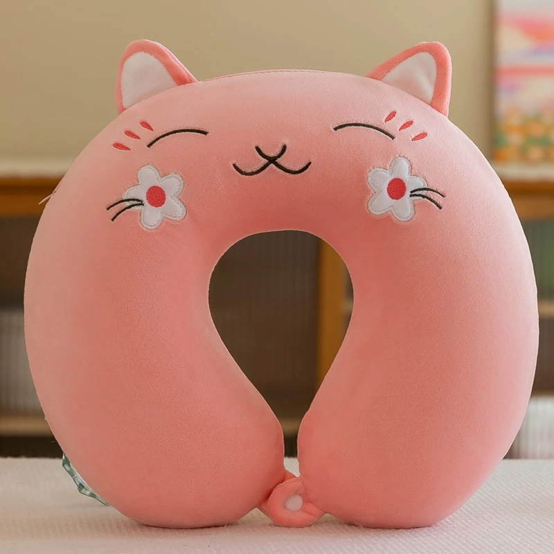 Plush Toy Cartoon Memory Cotton U-shaped Pillow