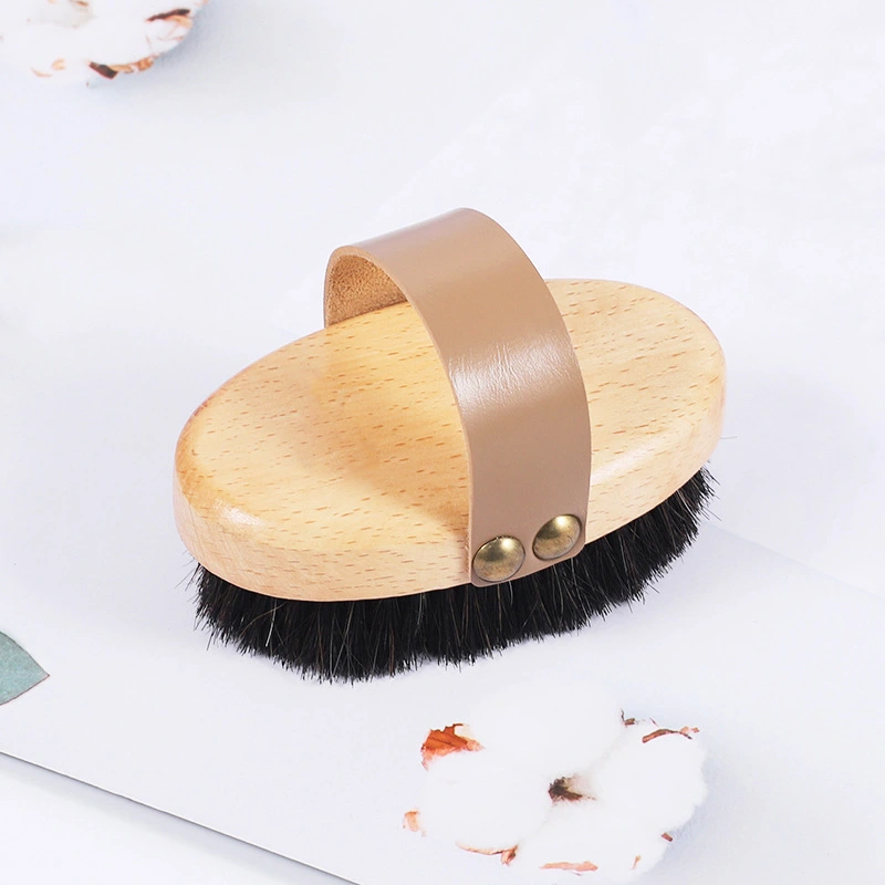 Theaceae Shoe Wooden Handle Household Shoe Brush Two-sided Washbasin Multifunctional Brush