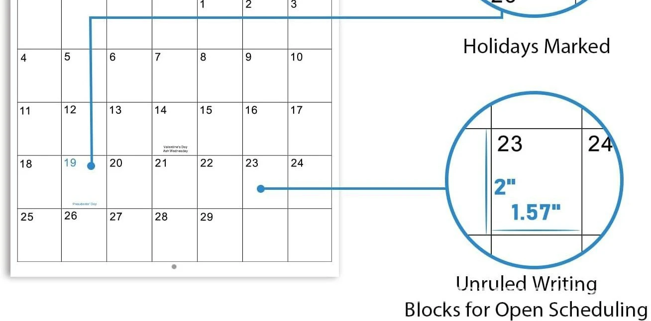 New Year Dog Poop Calendar