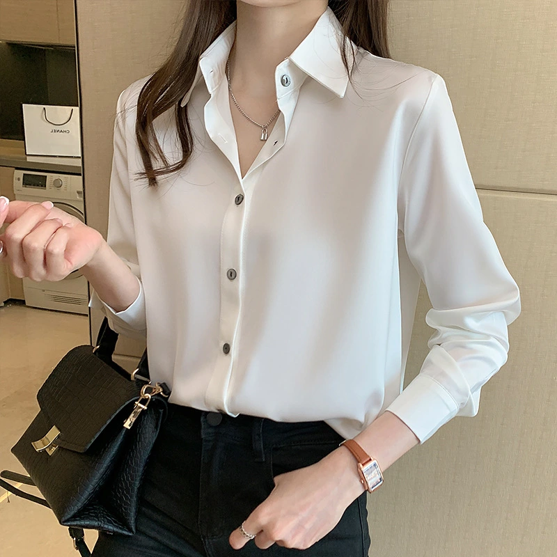 Long Sleeve Design Sense Niche Vintage Shirt Women