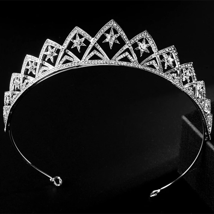 European Wedding XINGX Bridal Crown Headband