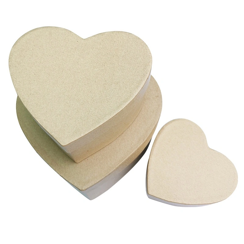 Heart Shape DIY Kraft Paper Packing Box