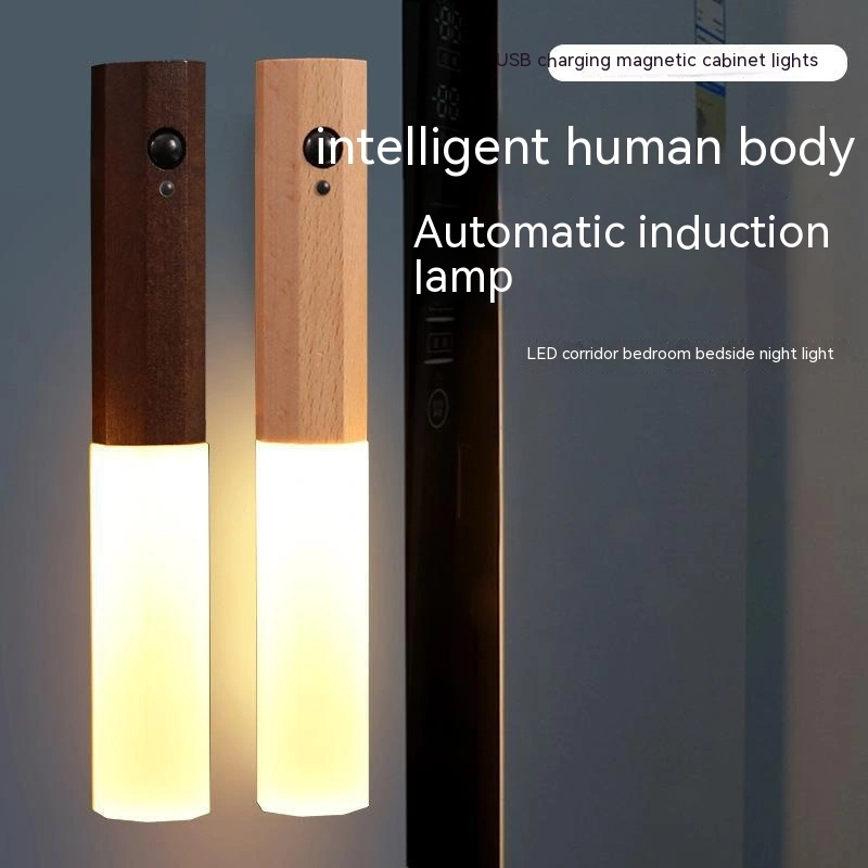 Rechargeable LED Intelligent Human Body Induction Wall Lamp