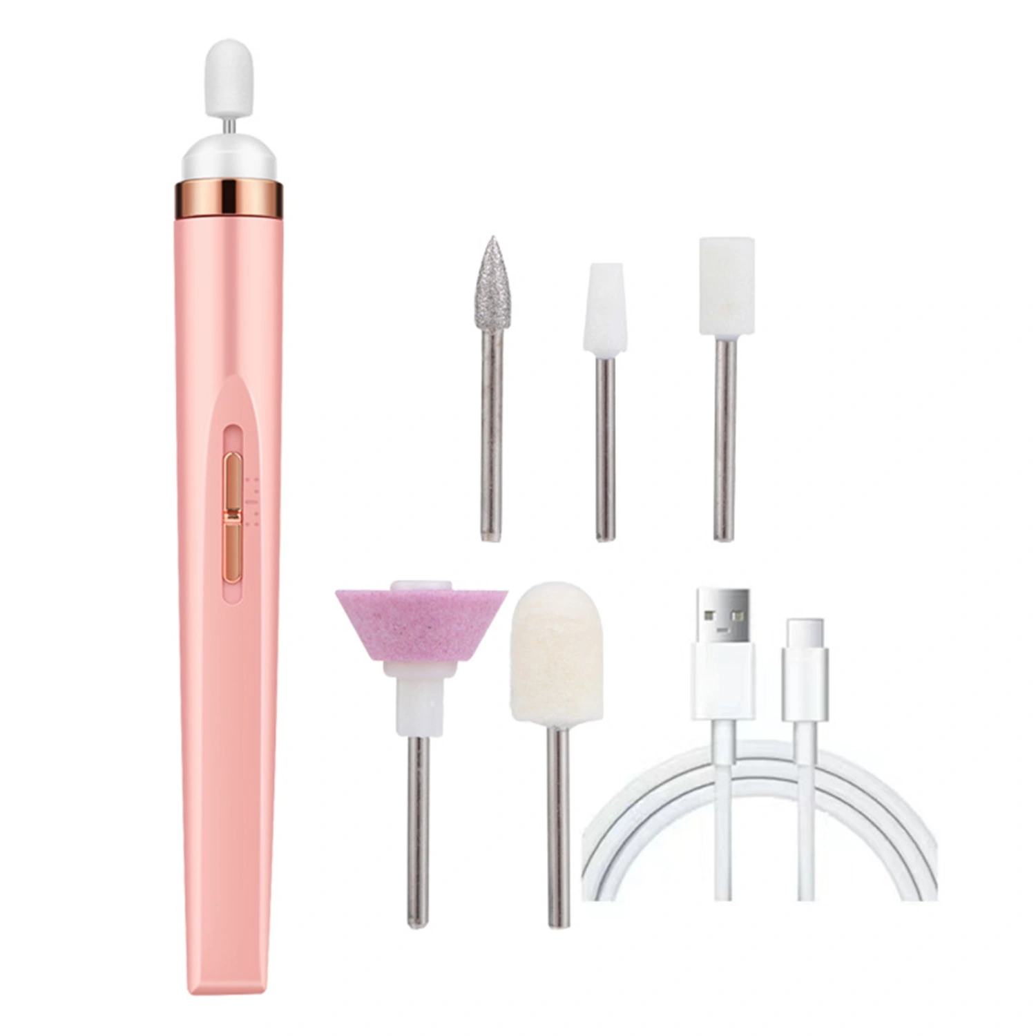 Electric Manicure Pedicure Kit, Cordless Nail Drill Machine Grinder