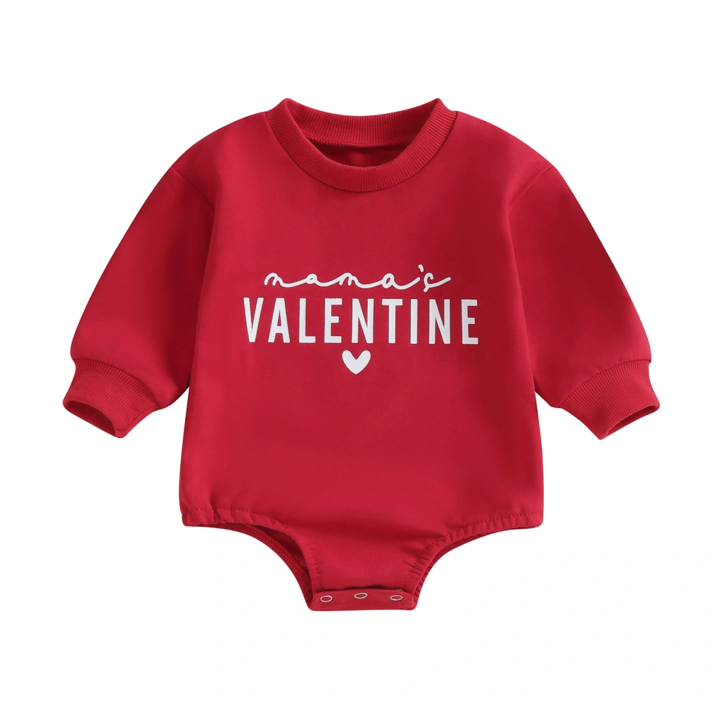 Baby Girls Boys Sweatshirts Rompers Valentine's Day Clothes Bodysuits