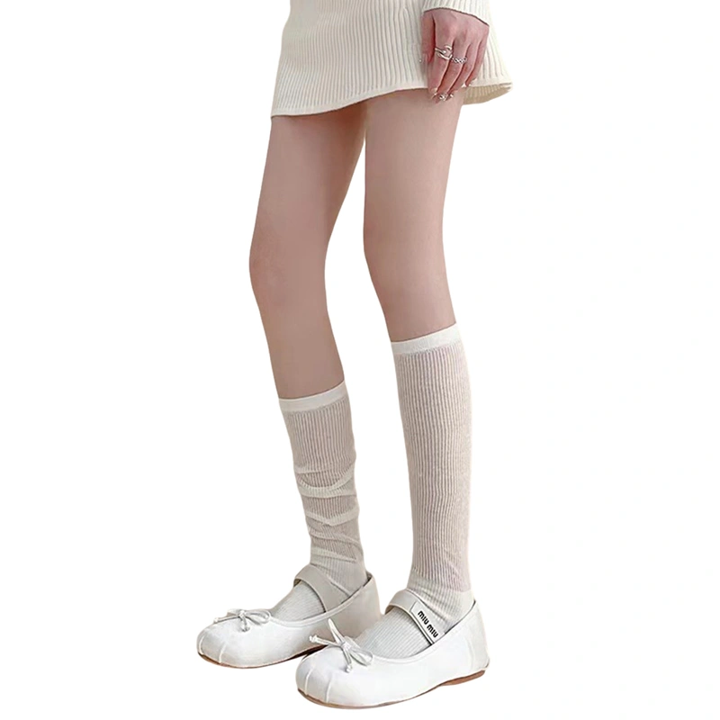 Women Calf Socks, Elastic Soft Lolita Socks Stockings Boot Socks