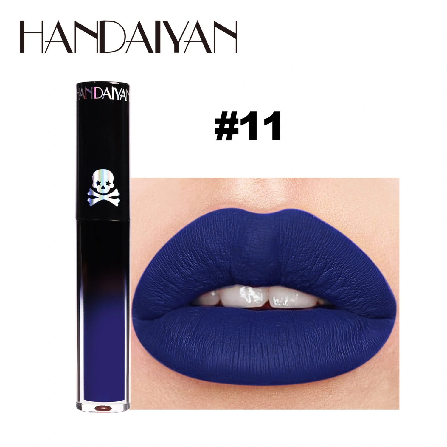 Halloween Lip Gloss Gothic Long Lasting Matte Liquid Lipstick