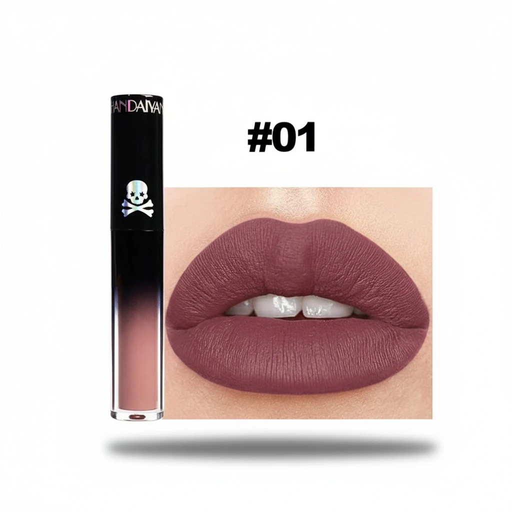 Halloween Lip Gloss Gothic Long Lasting Matte Liquid Lipstick