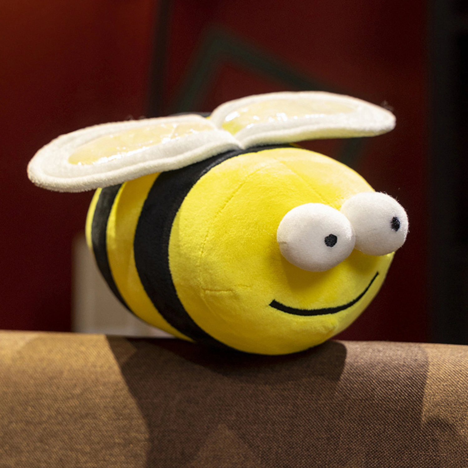 Cartoon Plush Doll, Cute Soft Bee/Ladybug Stuffed Toy Birthday Gift