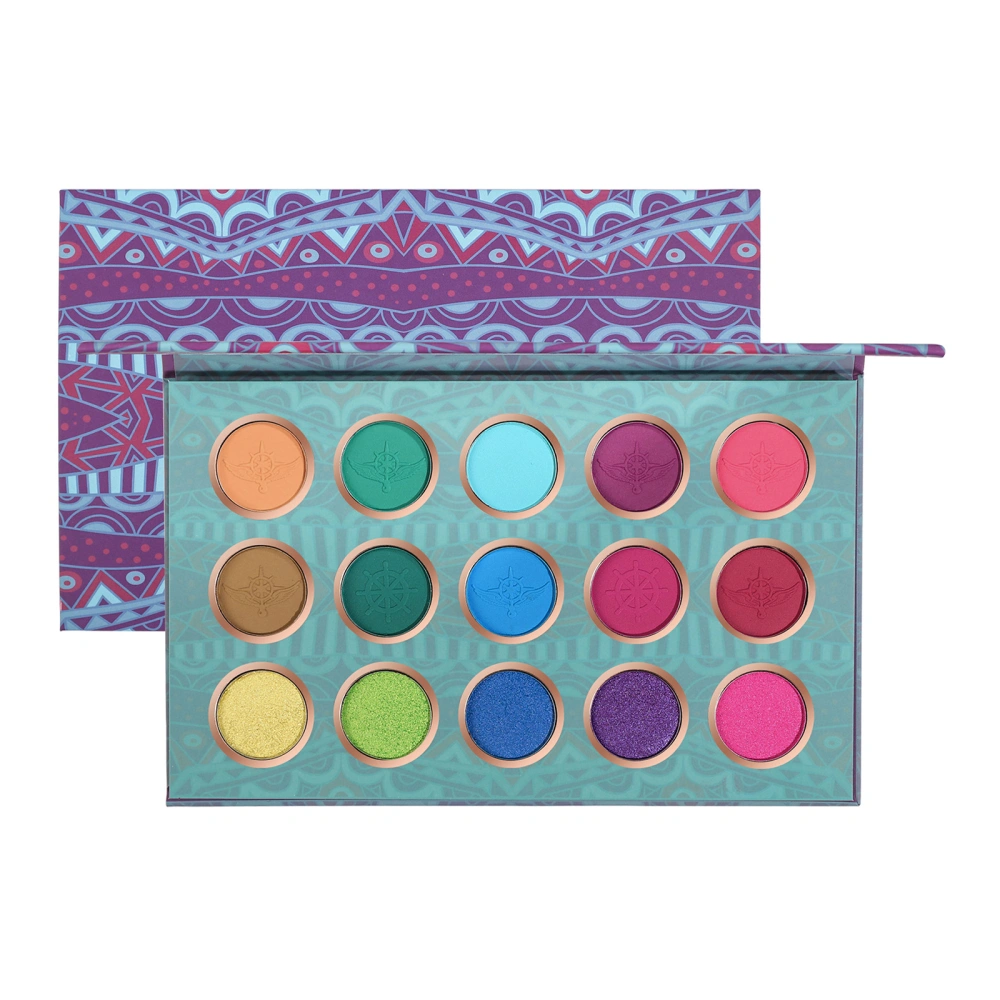 Eyeshadow Palette Retro 15 Colors Matte Shimmer Eye Shadow Make up 