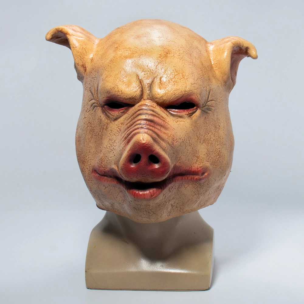 Halloween masquerade pig head mask