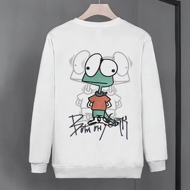 New Trendy Round Neck Long Sleeve Sweater For Men