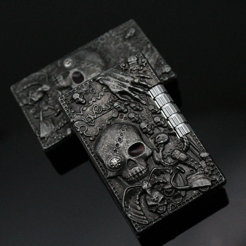 Creative Ghost Double Diamond Grinding Wheel Lighter