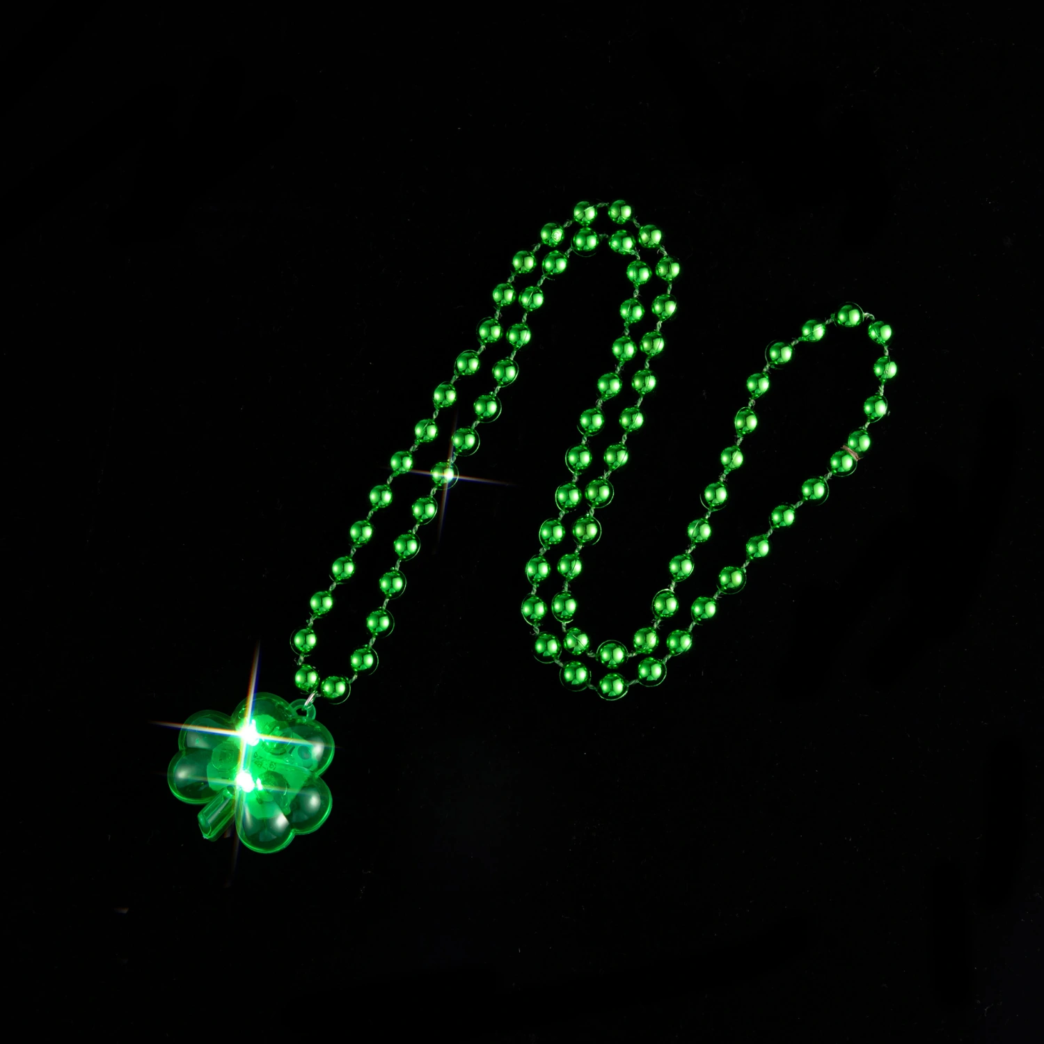 LED Light Three-function Clover Luminous Necklace