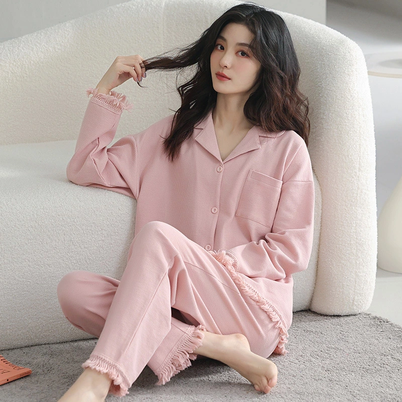 Fashion Pajamas Women's Long-sleeved Cardigan