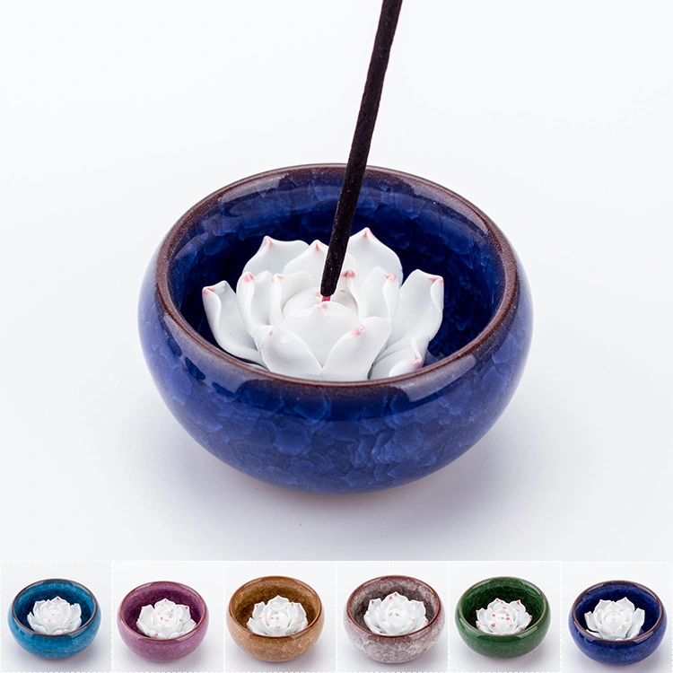 Ceramic Aromatherapy Table Single Hole Flower Home Decoration