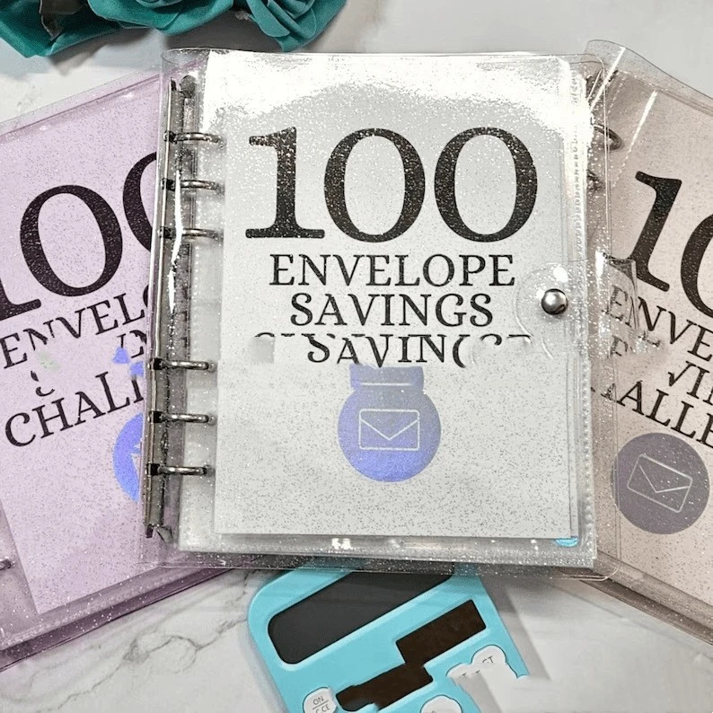 Envelope Savings Challenge Loose-leaf Binder