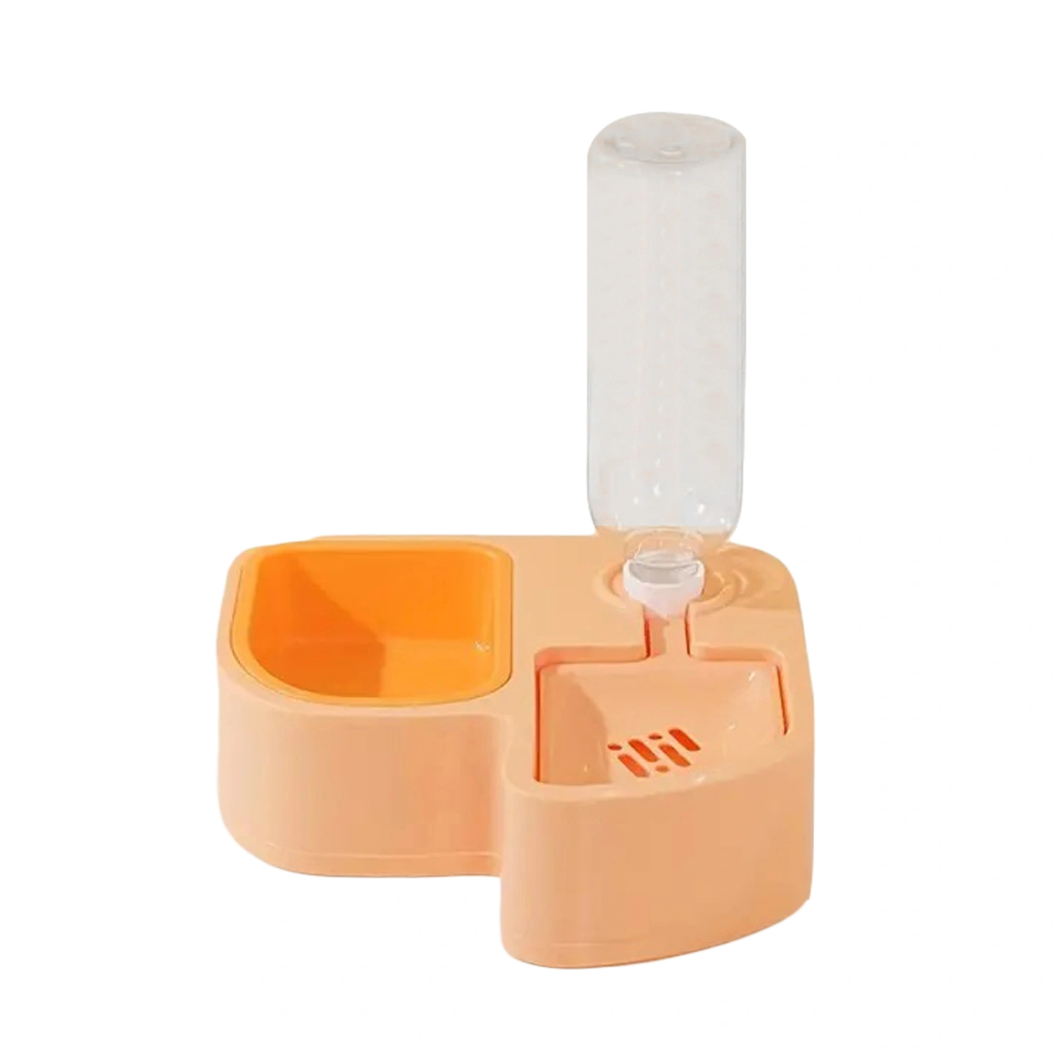 Dog Cat Bowls Pets Water and Food Bowl Set with Automatic Water Bottle