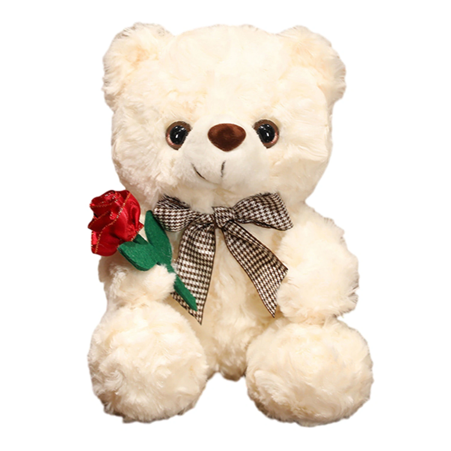 Bear Stuffed Animal Plush Toy with Rose/Outfit Valentine’s Day Gift