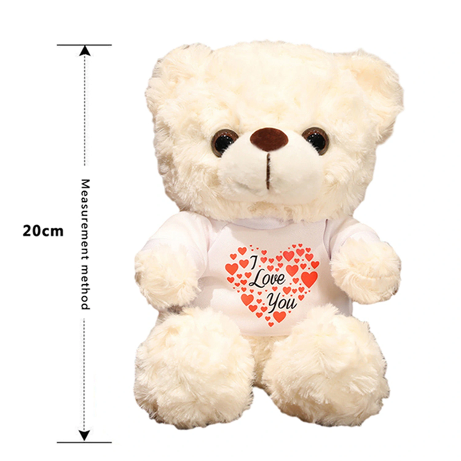 Bear Stuffed Animal Plush Toy with Rose/Outfit Valentine’s Day Gift
