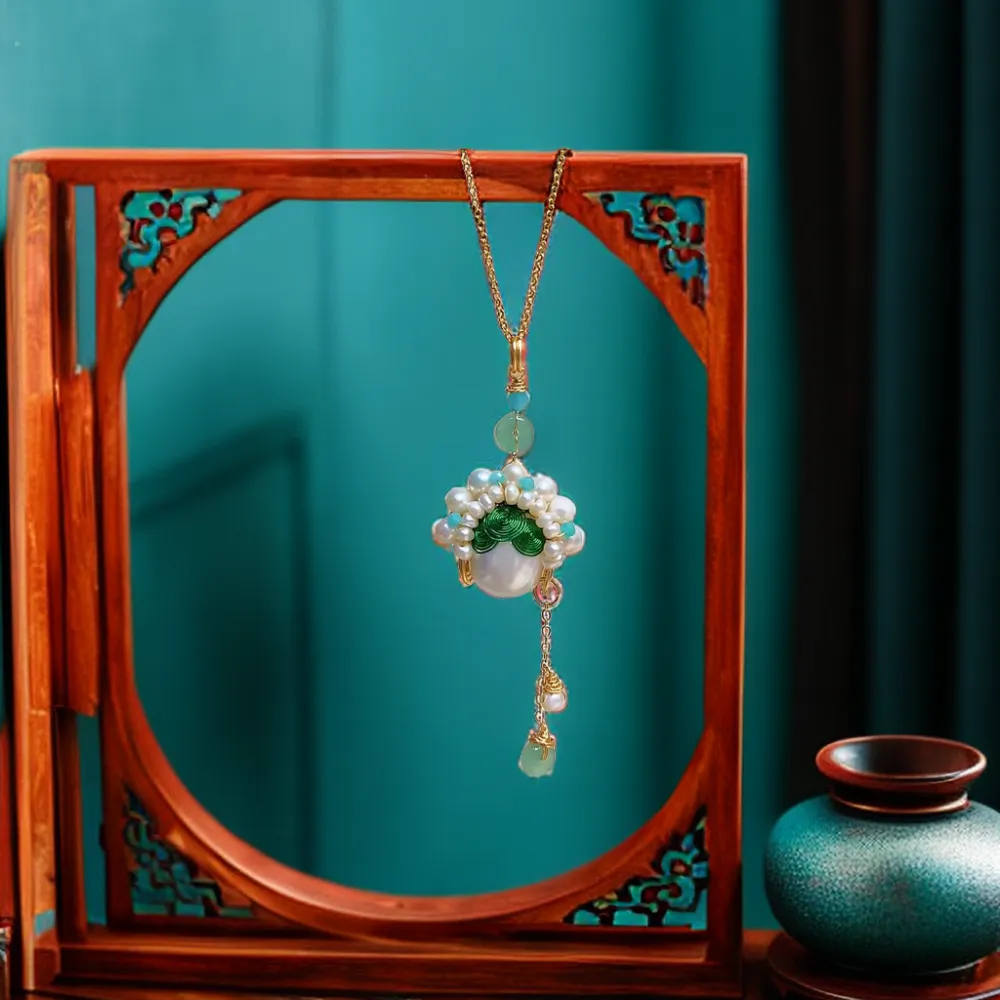 Handmade Beijing Opera Pearl Jewelry