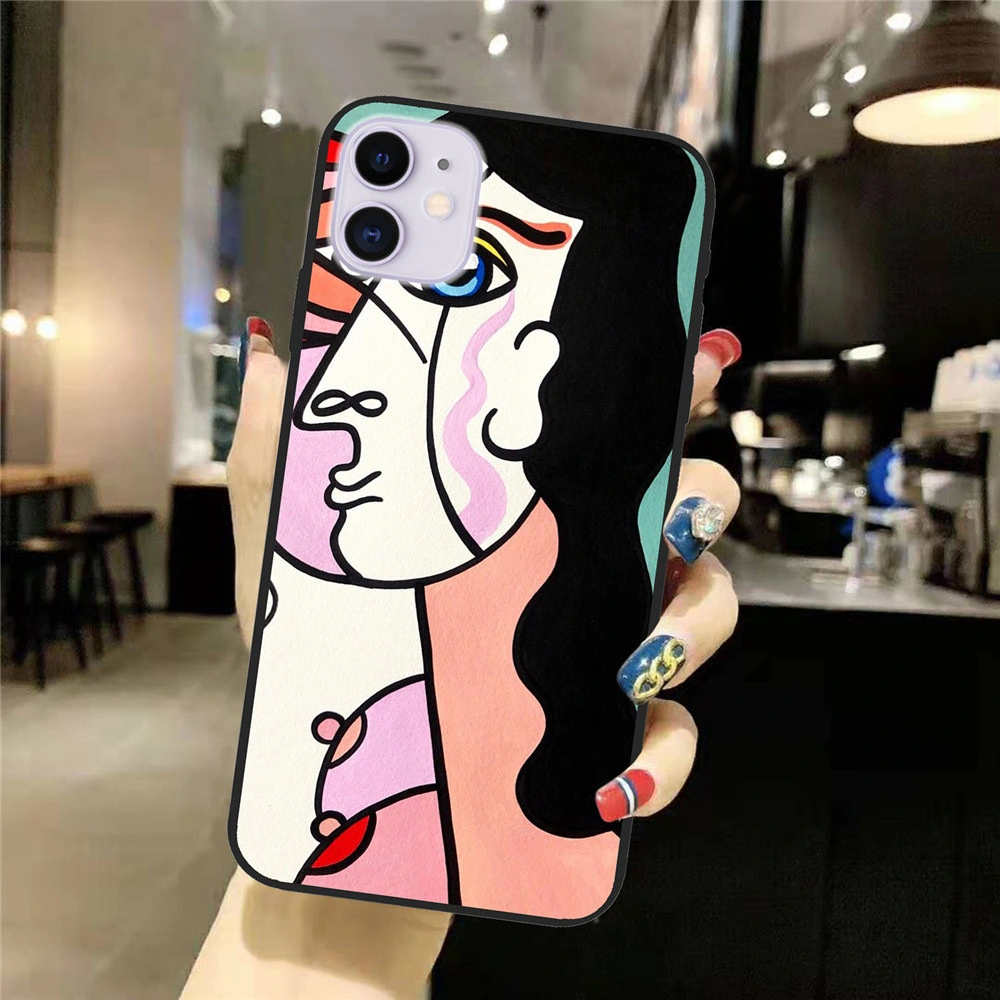 Face Mask Art Abstract Painting Phone Case