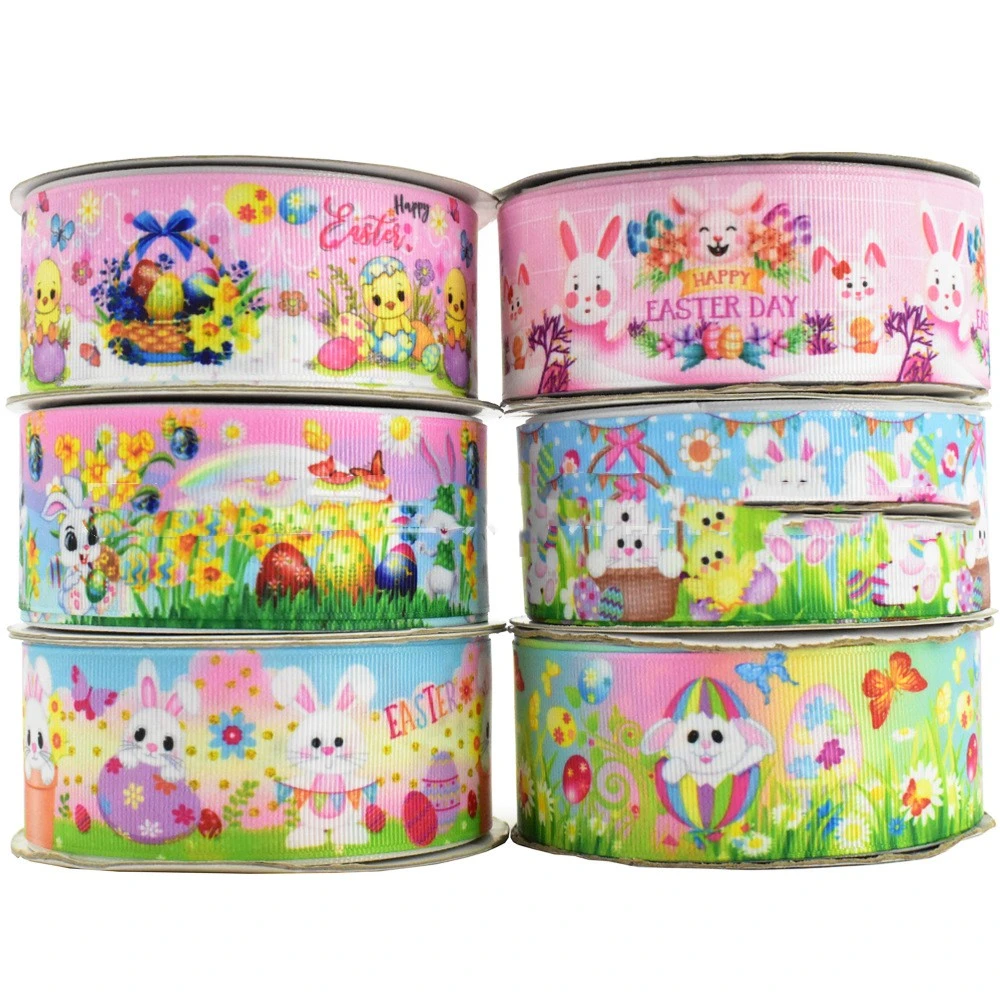 Hot Transfer Ribbon Hair Bow Pet Fabric Belt