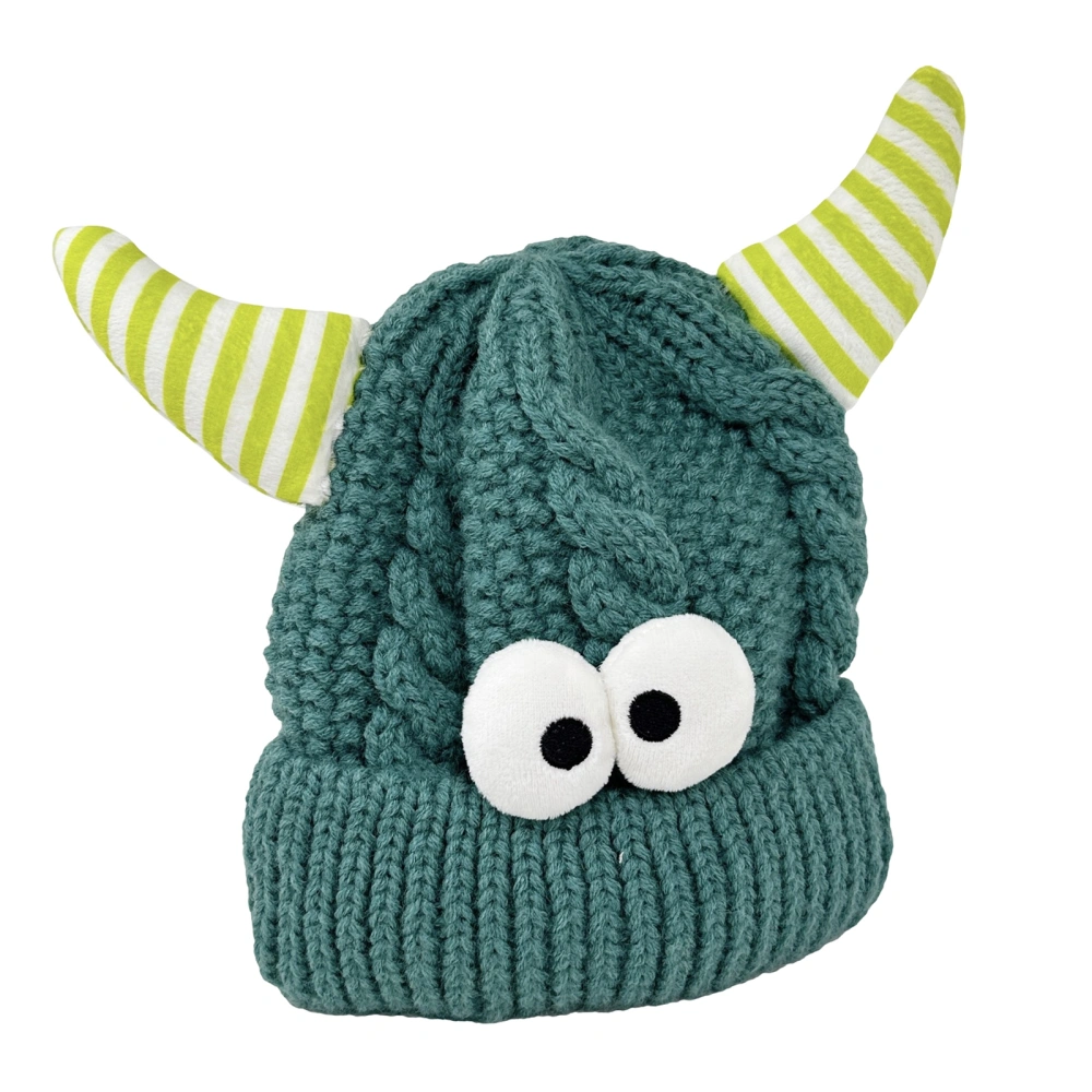 Kids Girls Boys Beanie Cute Funny Horn Cartoon Monster Warm Cap