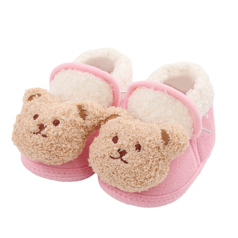 Baby Winter Shoes, Cartoon Bear Soft First Walking Shoes Toddler Shoes