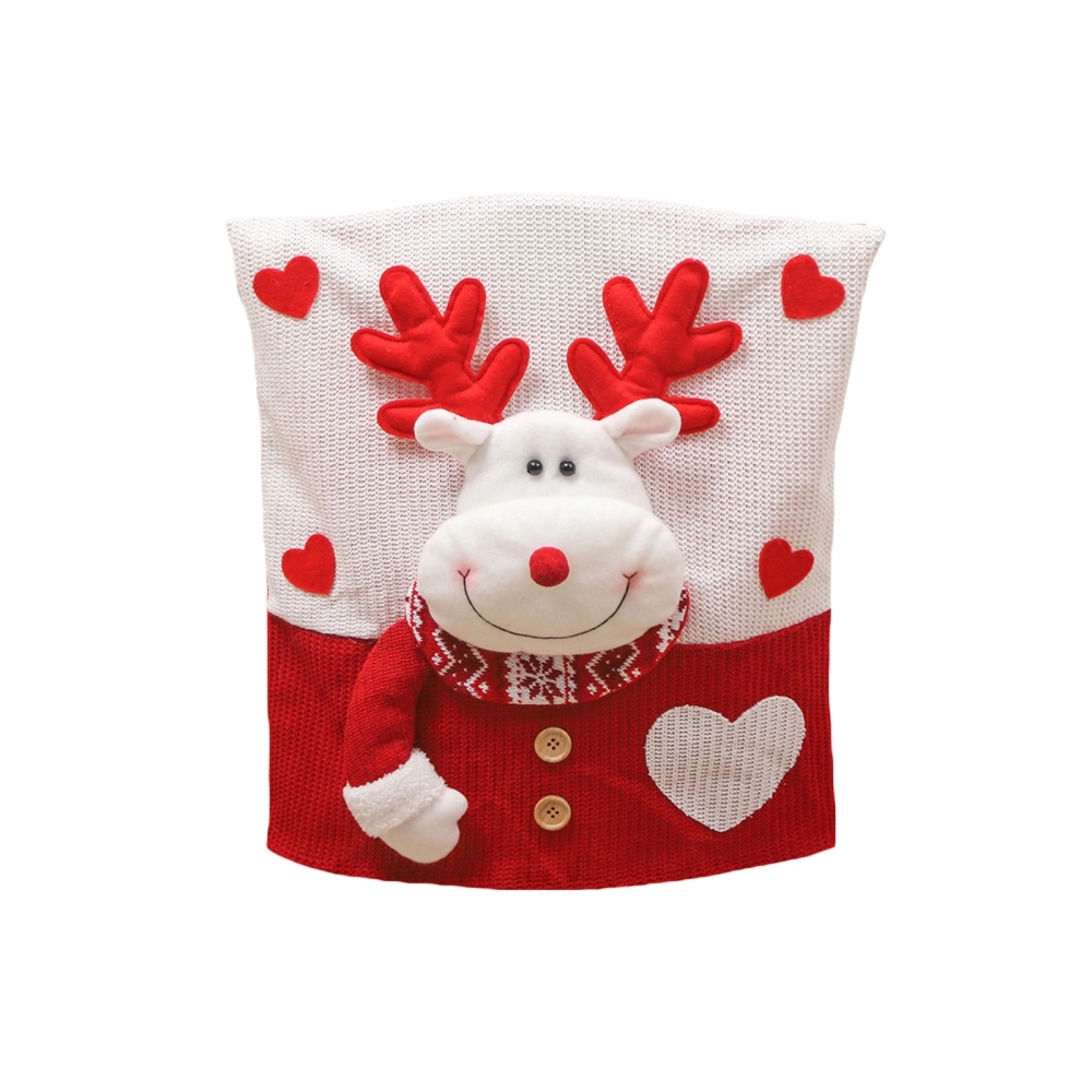 Christmas Chair Covers Cute Santa Snowman Reindeer Chair Slipcovers