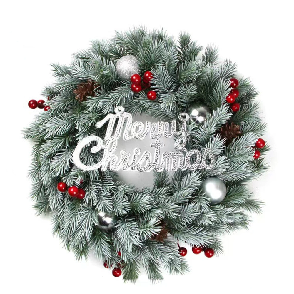 Christmas Wreath, Balls Berries Pine Cones Wreath Home Decorations