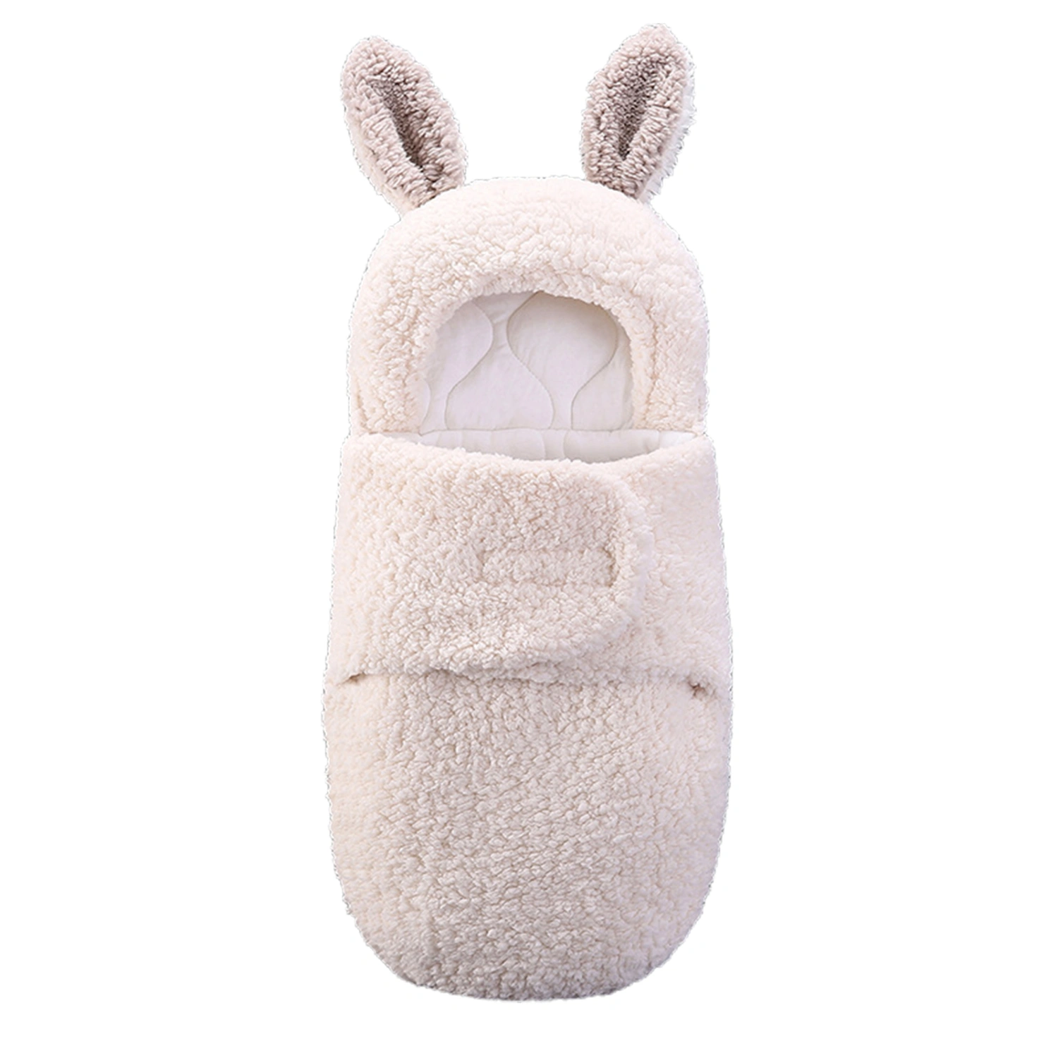 Baby Swaddle Blanket Winter Plush Receiving Blankets Soft Swaddle