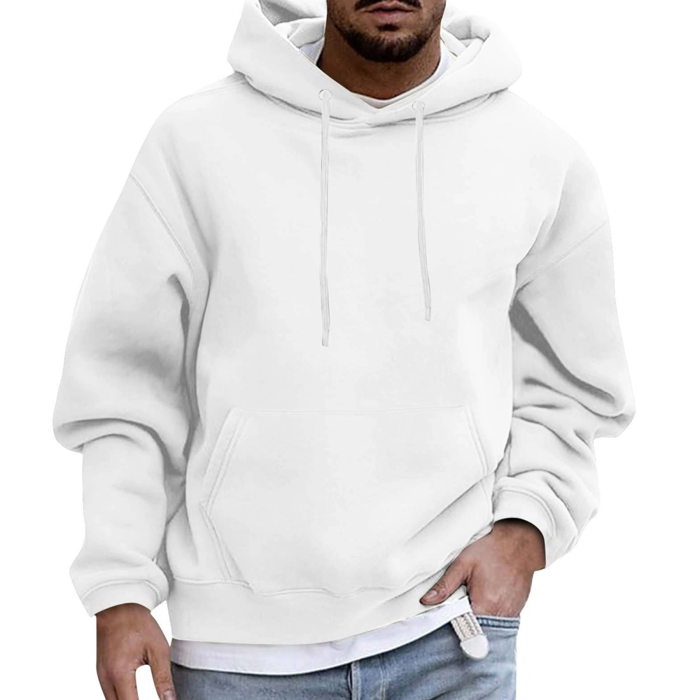 Men Hoodie, Long Sleeve Hooded Sweatshirt Fall Casual Pullover