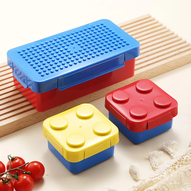 Brick Lunch Box Leakpoof Bento Box with 2 Compartments Lunch Container