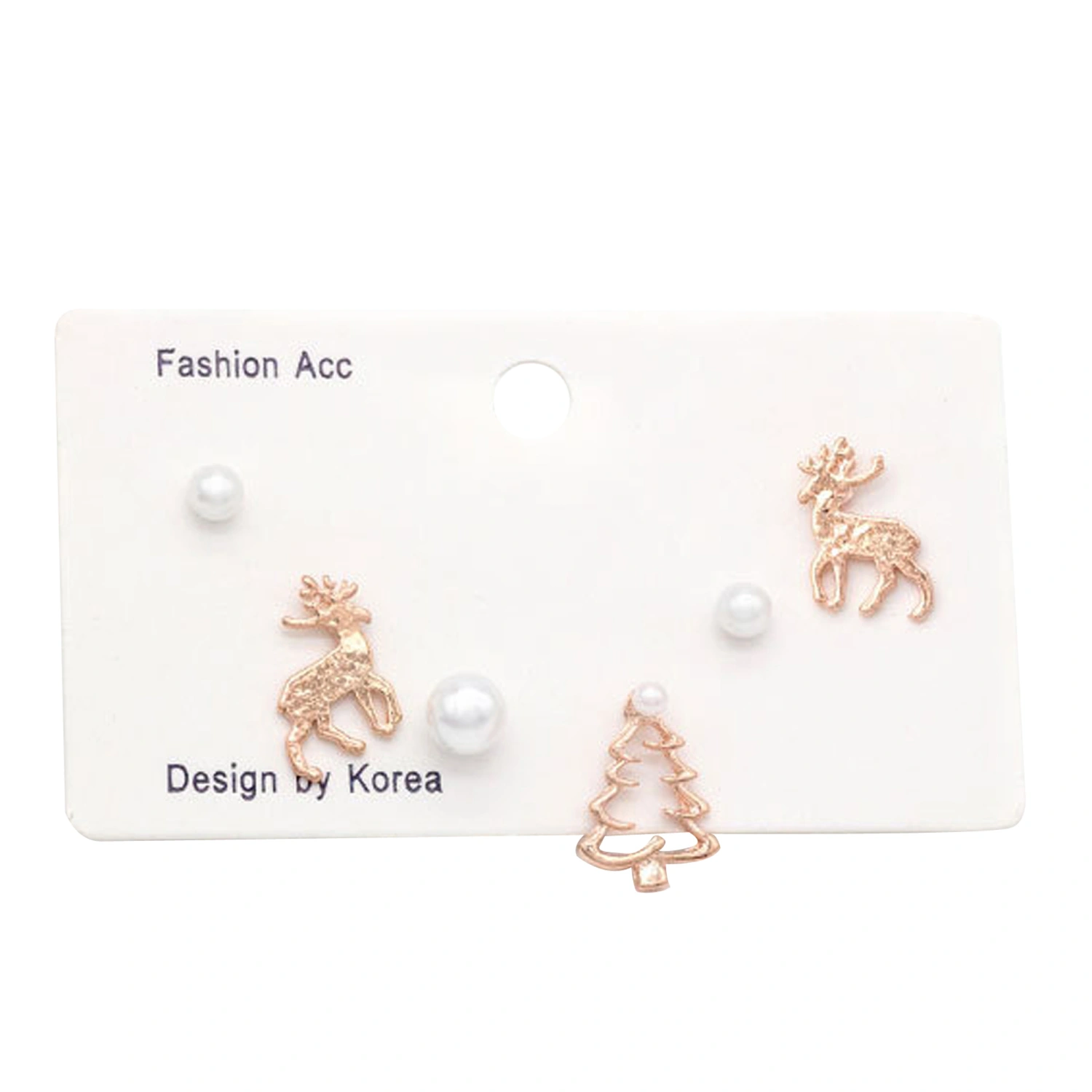 Women Christmas Earrings Set Lightweight Cute Holiday Stud Earrings 