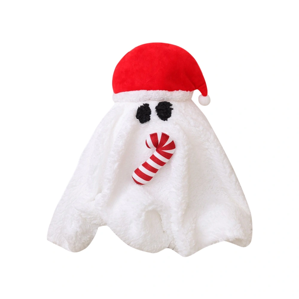 Christmas Ghost Stuffed Animal Cute Santa Ghost Plushie Throw Pillow