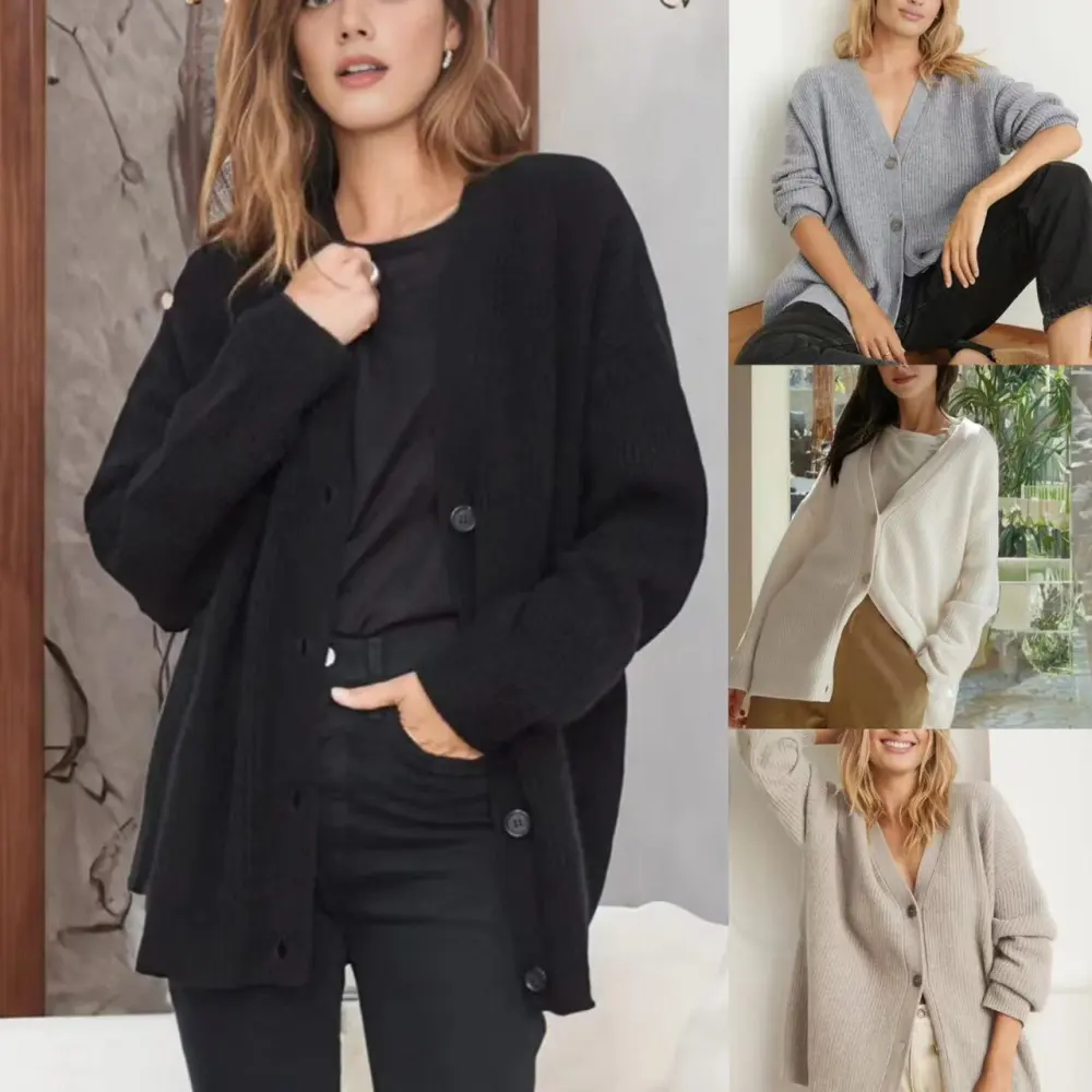 Women's Fashion Casual Knitted Cardigan