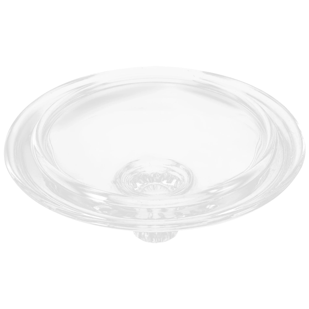 Replacement Cup Glass Lid Tea Kettle Lid Transparent Glass Beverage Dispenser Teacup Lid