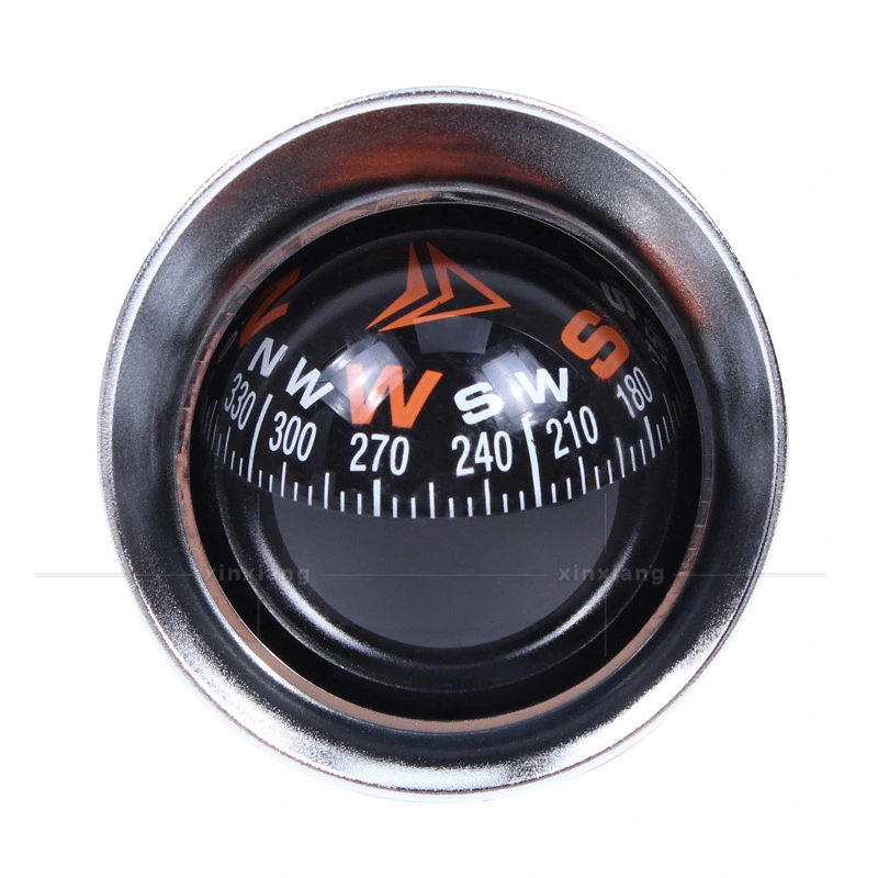 Small  Car Dashboard Compass Car Mount Compass Black Compass for  Vehicle Boat