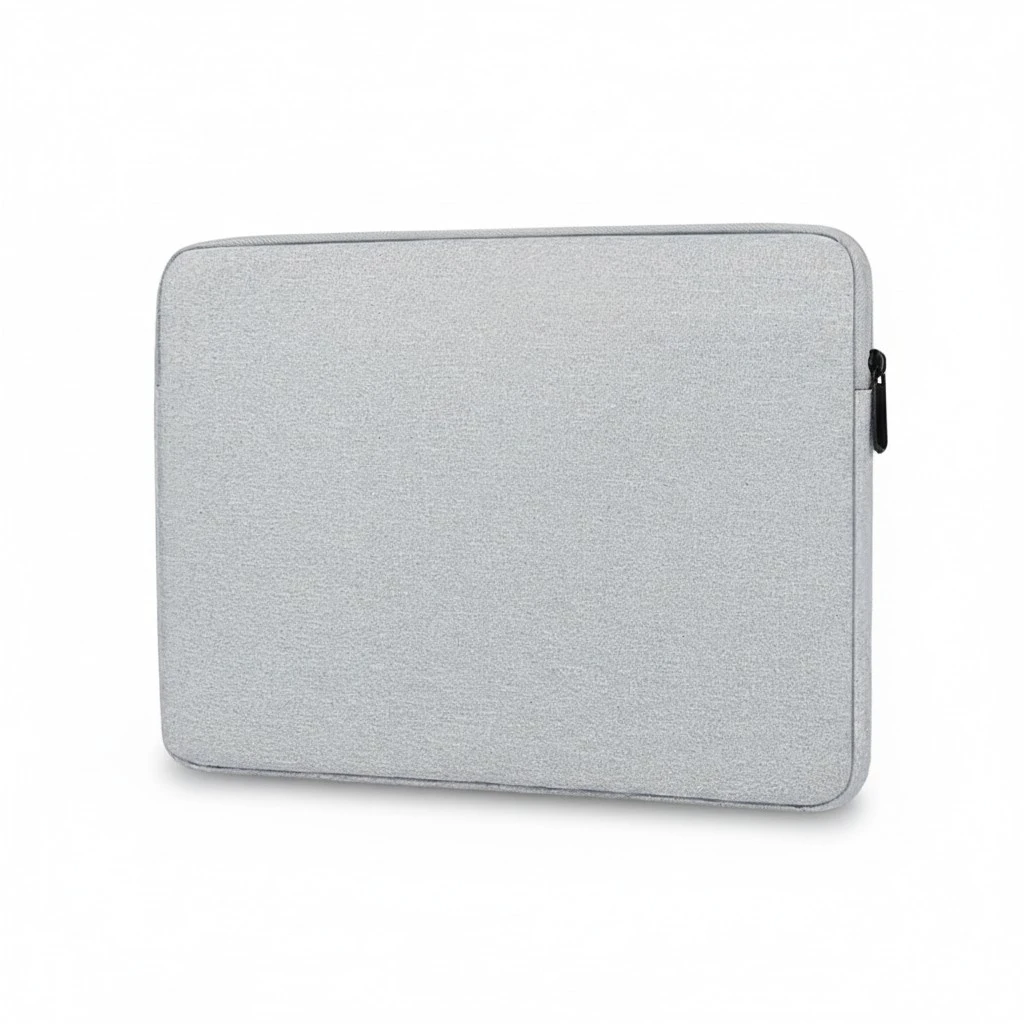 13 Inches Laptop Storage Bag Portable Computer Tote Bag Simple Briefcase for Outdoor Travel Home (Grey)