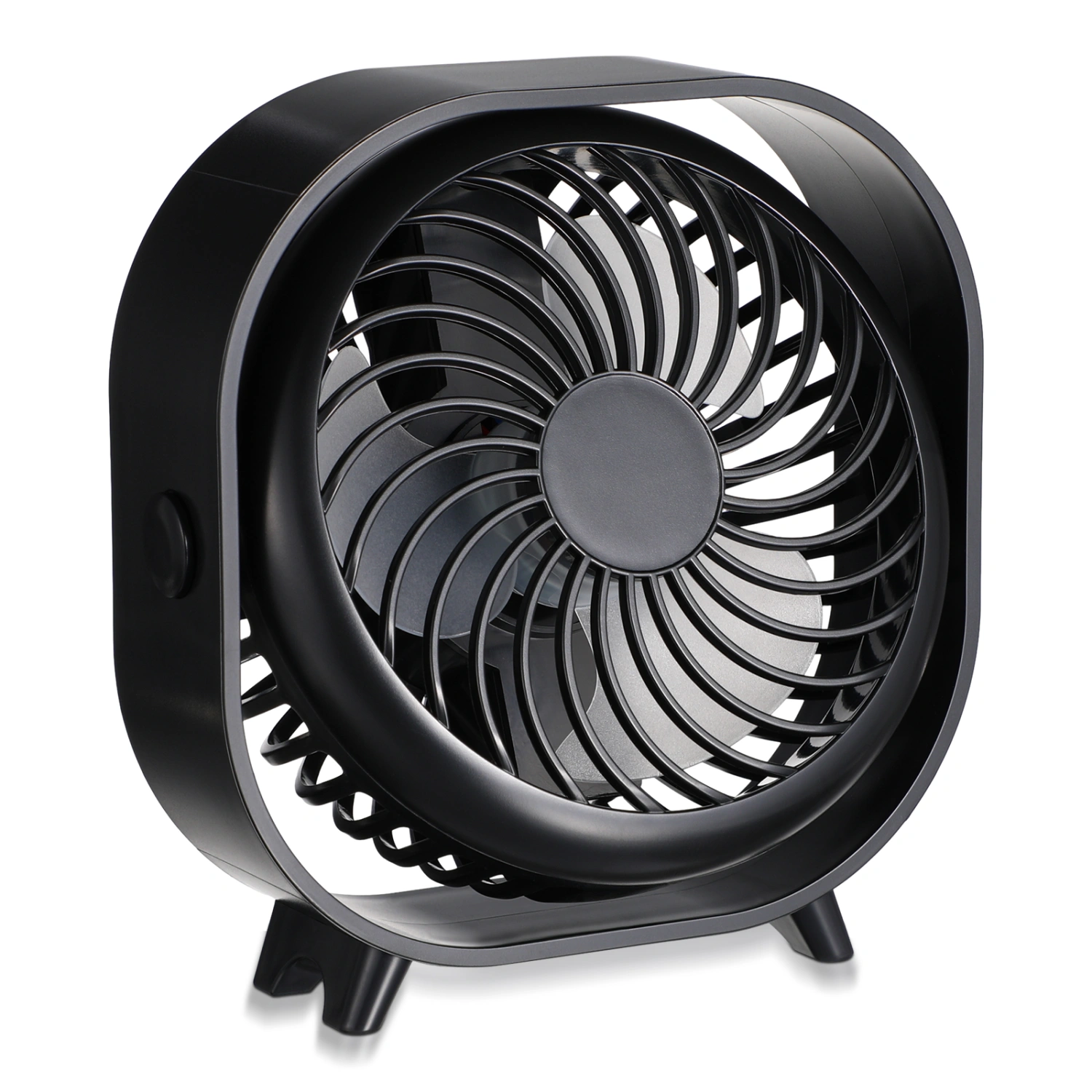 Mini USB Desk Fan Rechargable Fan Small Quiet Fan Portable Table Fan for Household Use 2000mAh