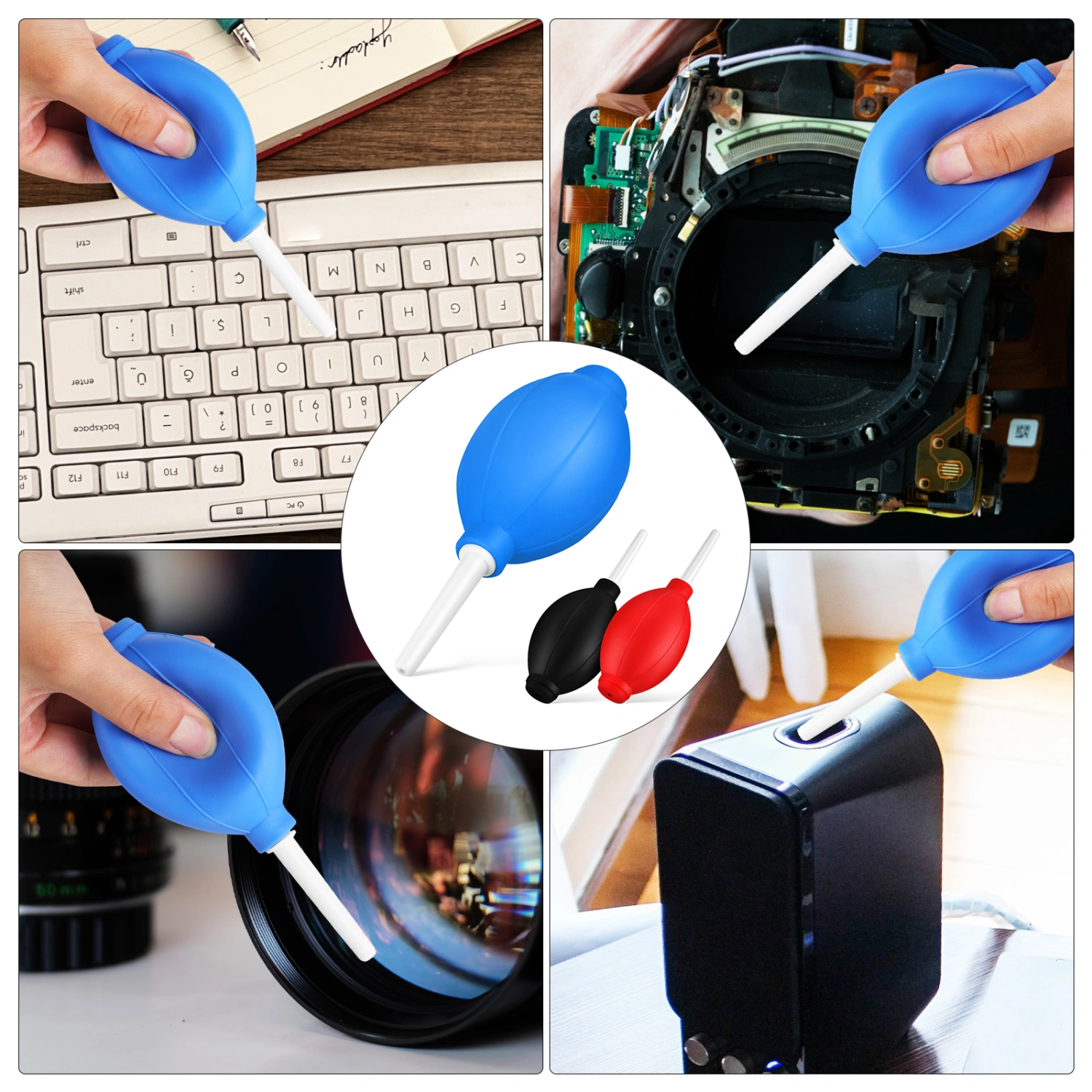 3 Pcs  Dust Cleaners Camera Lens Cleaner Air Blower For Camera Lens Keyboard