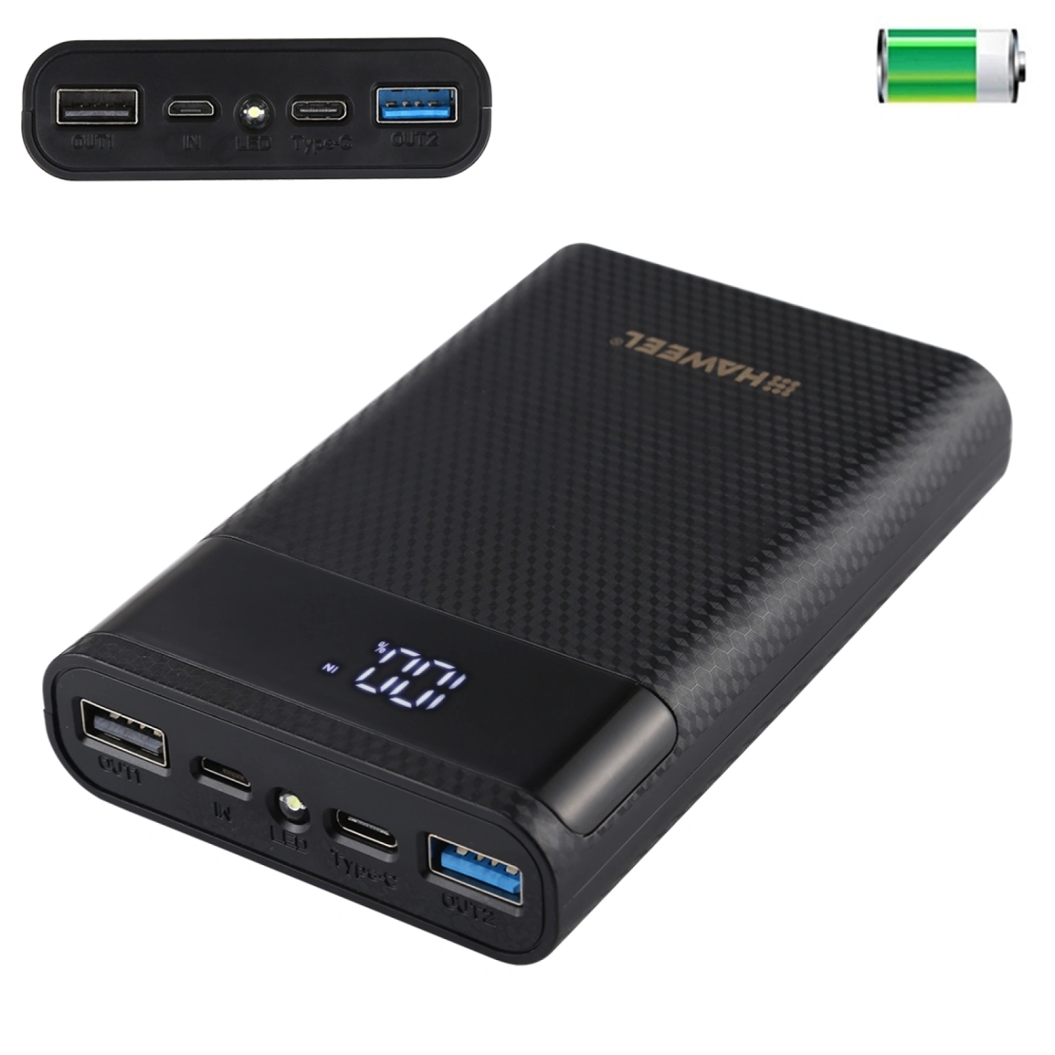 Diy Power Bank 18650 Power Bank 4-slot Battery Charger Accessory With Usb Output