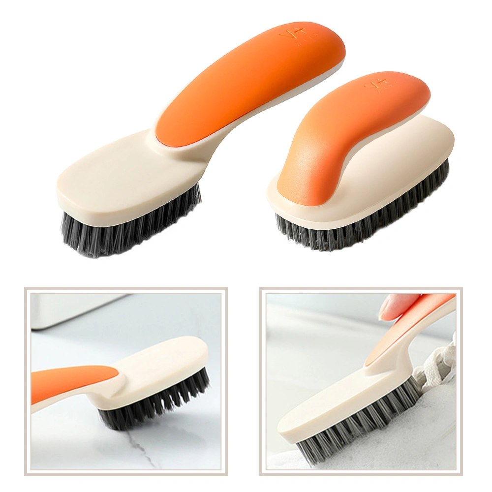 2Pcs Clothes Scrubbing Brushes Multi-function Cleaning Brushes Shoes Washing Brushes