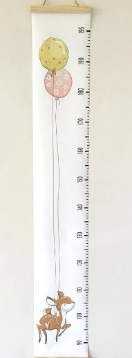 Growth Height Chart Kids Growth Chart Wall Hanging Children Height Measuring Ruler for Bedroom