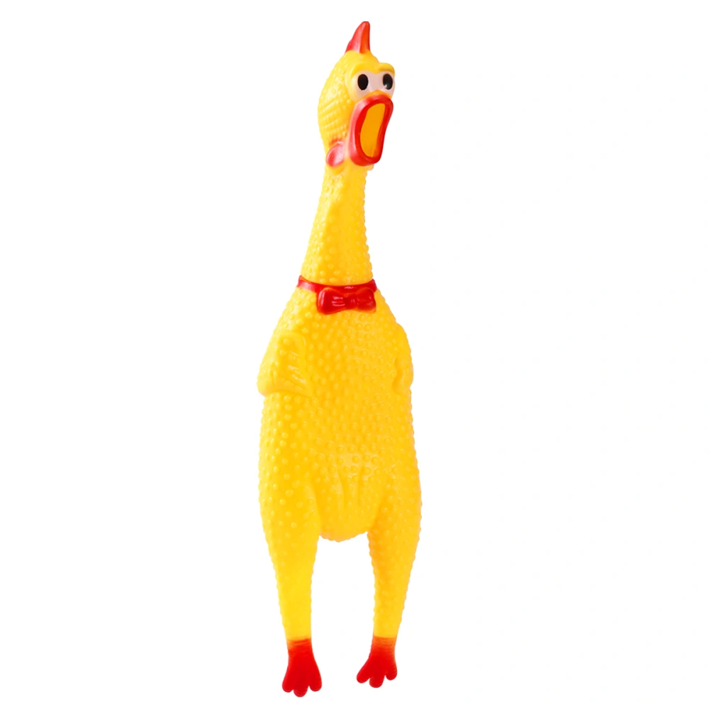 UEETEK Squeeze Shrilling Glabrous Screaming Chicken Funny Toy Gift Chicken Toy Party Joy