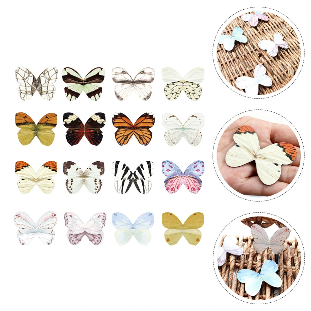 20pcs Creative Butterflies Shaped Bookmarks Magnetic Bookmarks Students Stationery