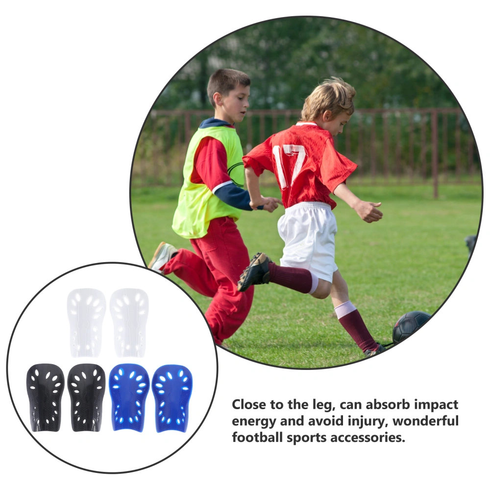 3 Pairs of Kids Shin Guards Calf Protective Gear Soccer Lower Leg Guards Protectors