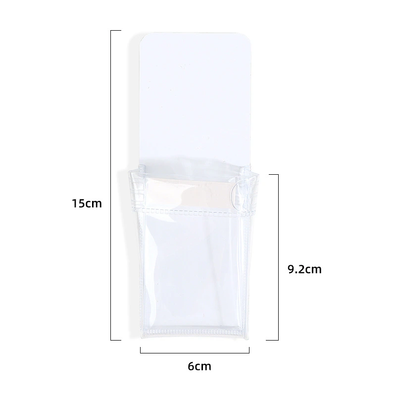 4pcs Magnetic Marker Holders Magnetic Pen Holders Blackboard Pen Holders Transparent Marker Bags